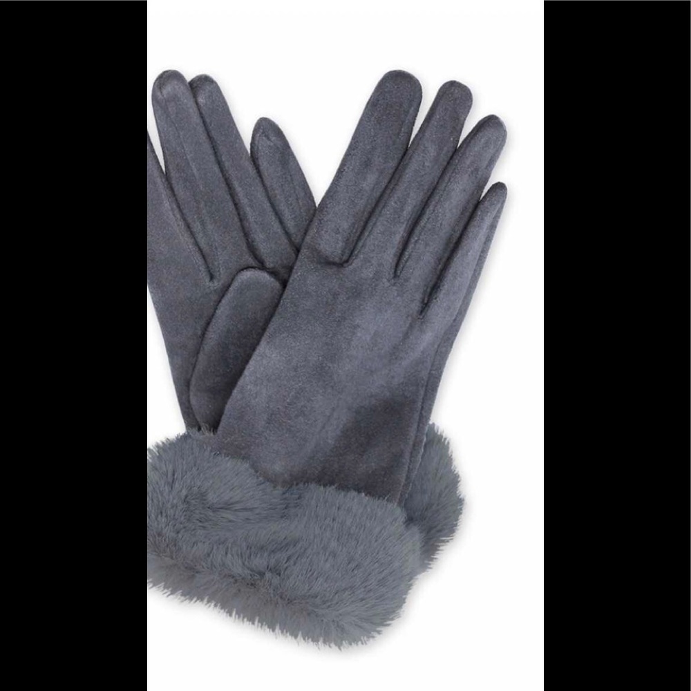 🆕 •JOE FRESH• Touch Screen Gloves with Faux Fur